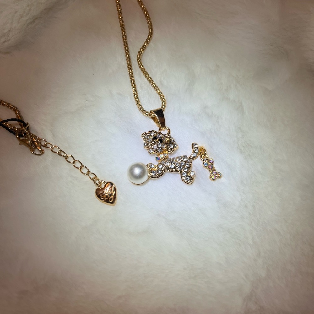 Betsey Johnson Doggy and Bone necklace - Picture 6 of 15
